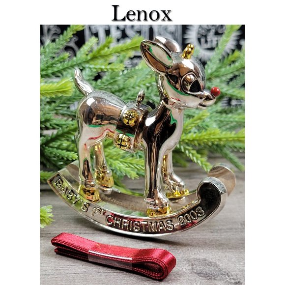 Lenox Holiday Lenox Rudolph The Rednosed Reindeer Babys St